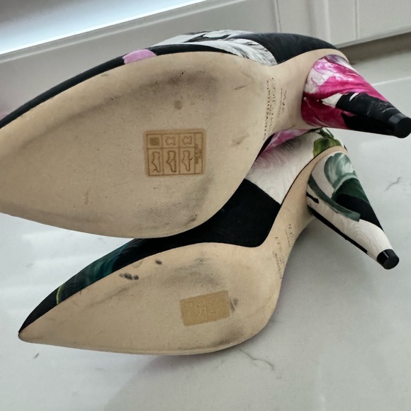 JIMMY CHOO X Off-White Sara 100 floral brocade padded boots Size: 37.5 (New) - Picture 8 of 10